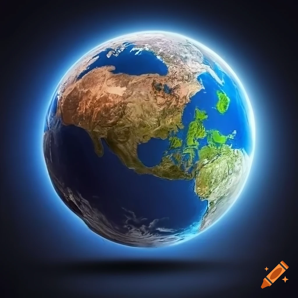 Earth globe icon