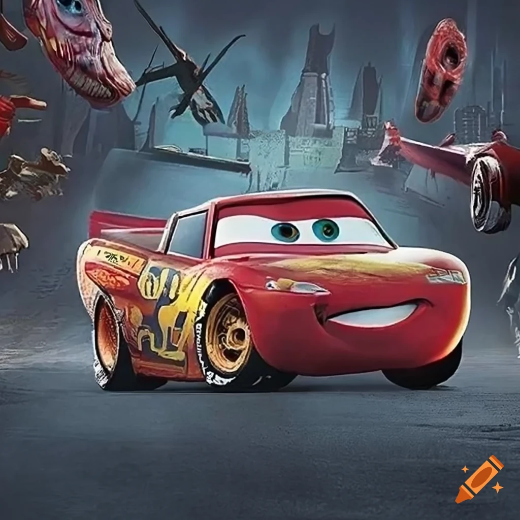 Disney Pixar Cars horror movie poster