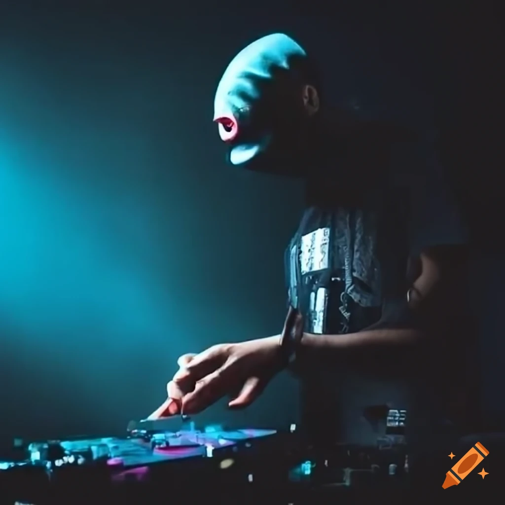DJ Hojo performing a live techno set