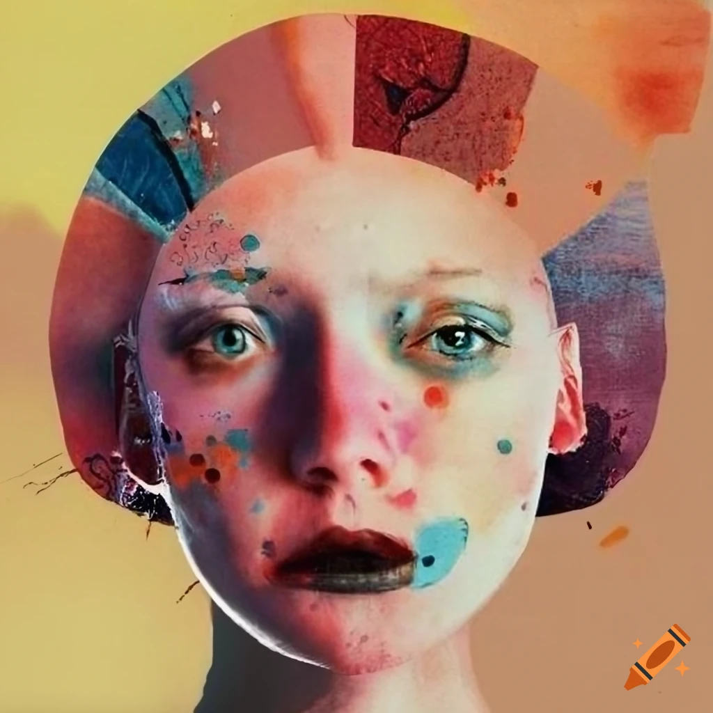 Hannah h ch collage with photorealistic images of women and magazine