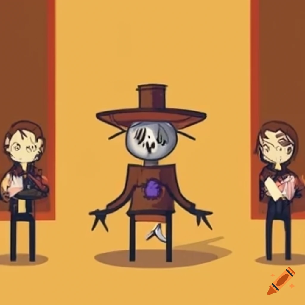 Cartoon scarecrow