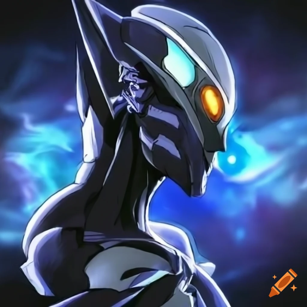 Profile shot of Zetman or Guyver character