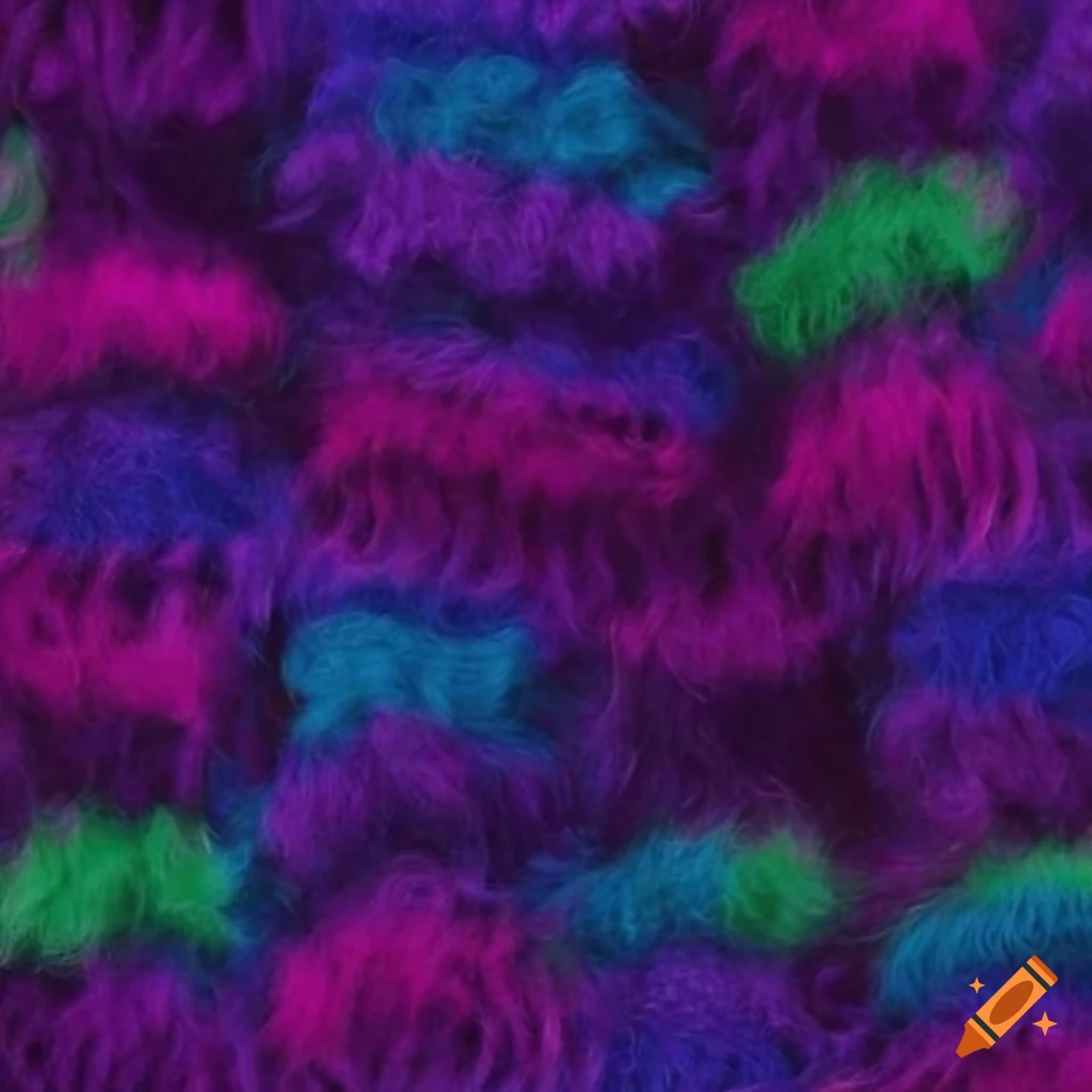 Mohair knit fabric