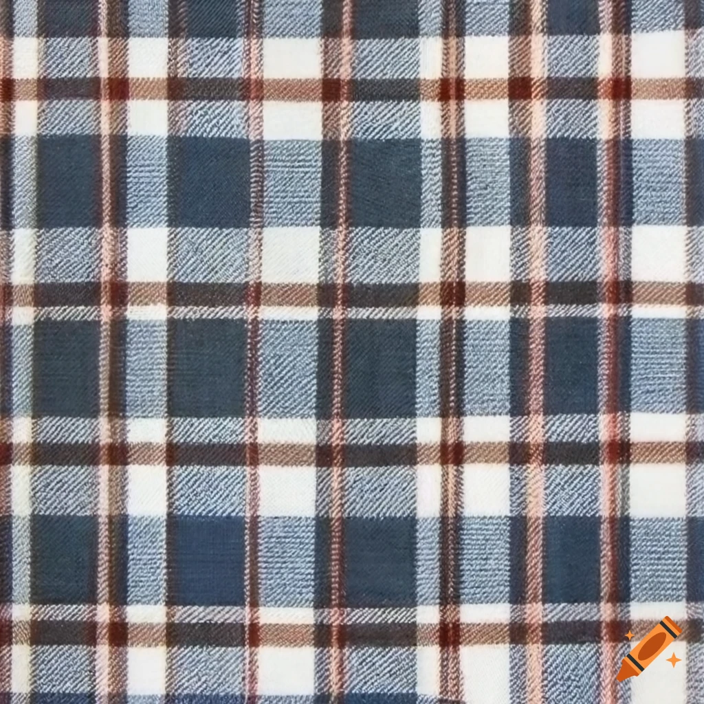 Plaid fabric texture