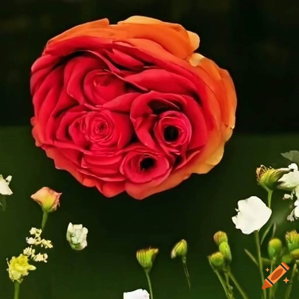 Someone laying flowers