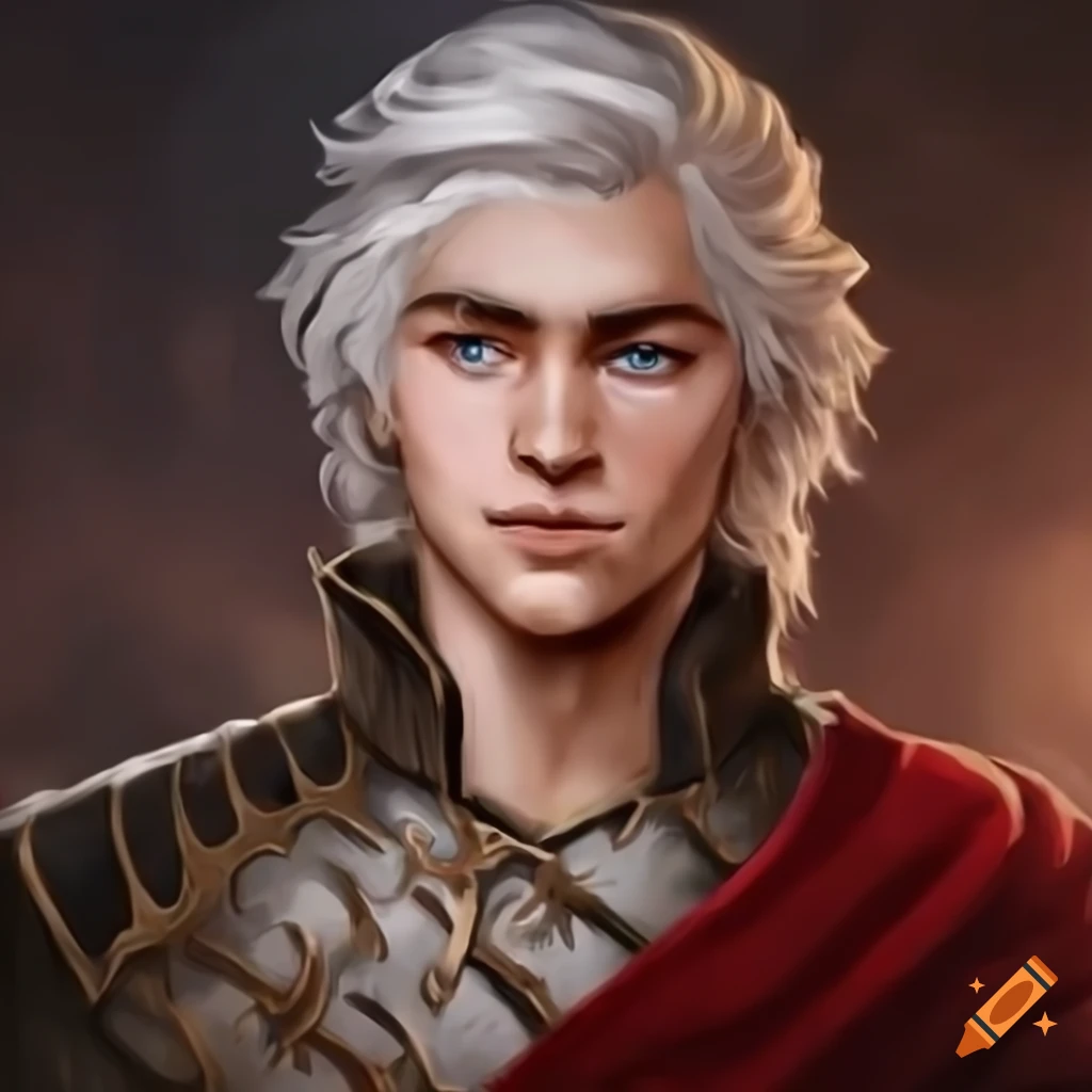 Targaryen prince with an ethereal aura