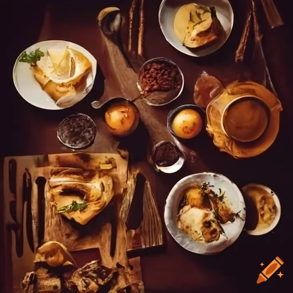 National cuisine of Betelgeuse in a magazine photograph