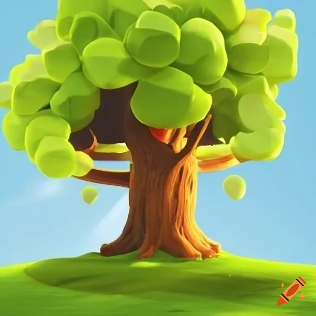 Smiling tree