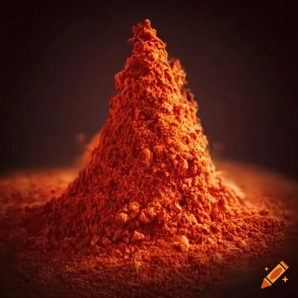 Red chili powder explosion
