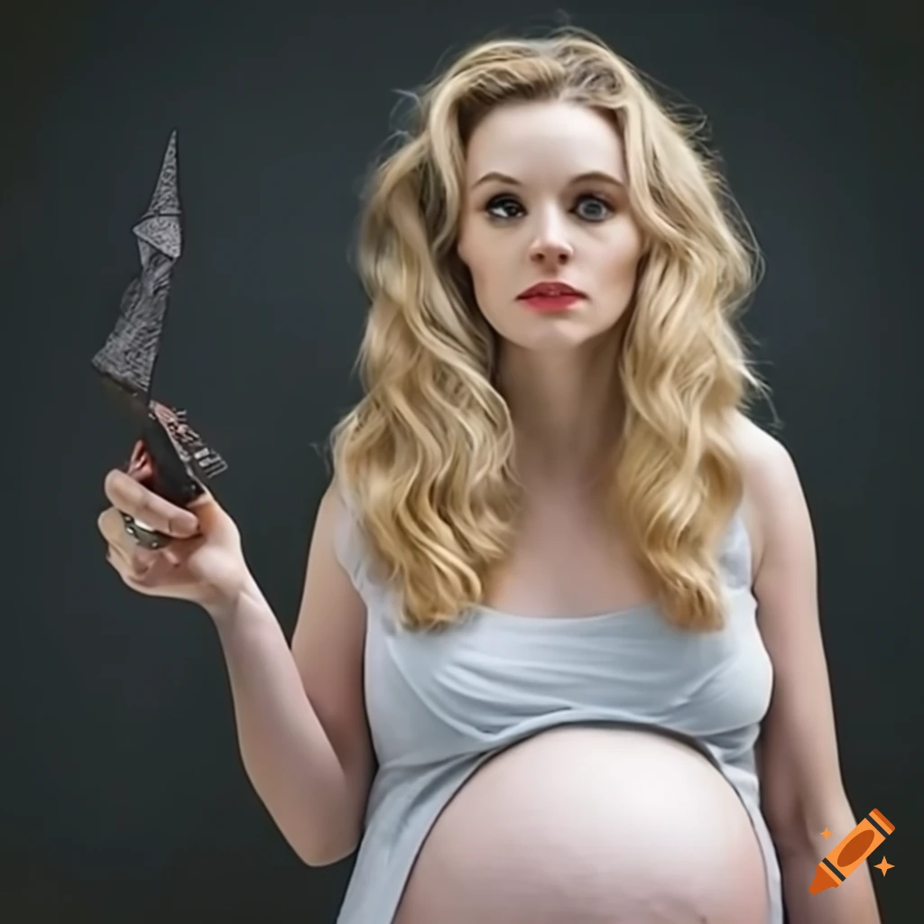 Pregnant blonde modern witch navigating life in New York City