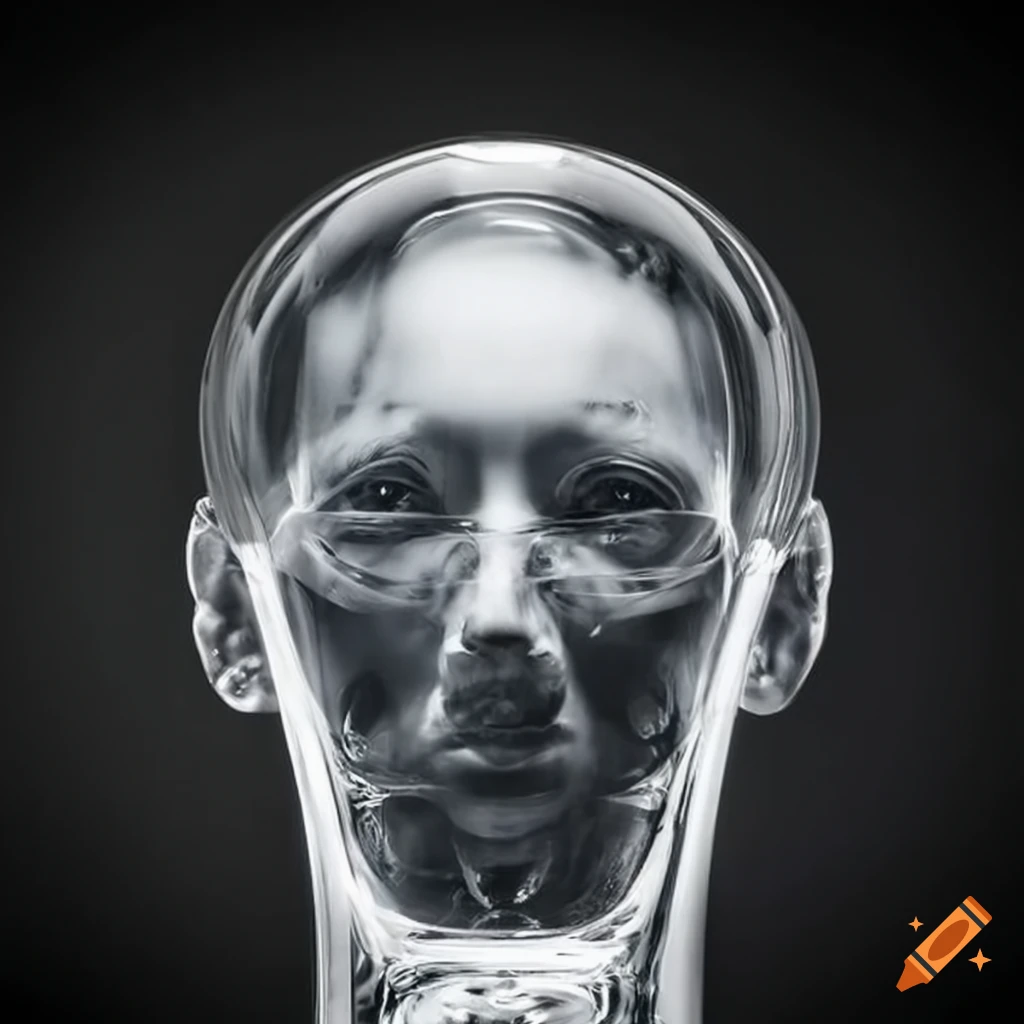 View from inside a clear drinking glass