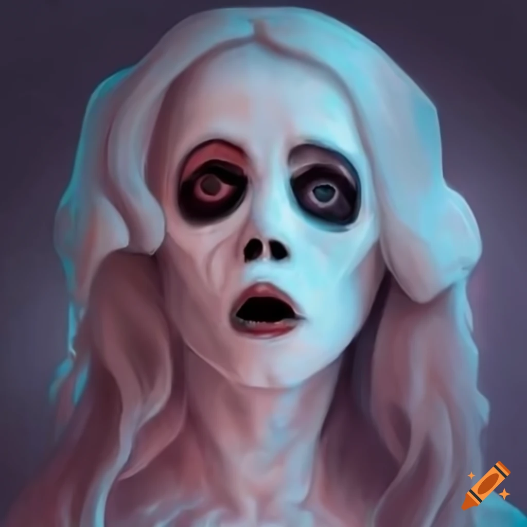 Ghostly figure