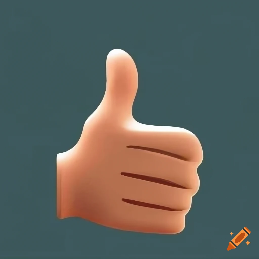 German character giving thumbs up icon