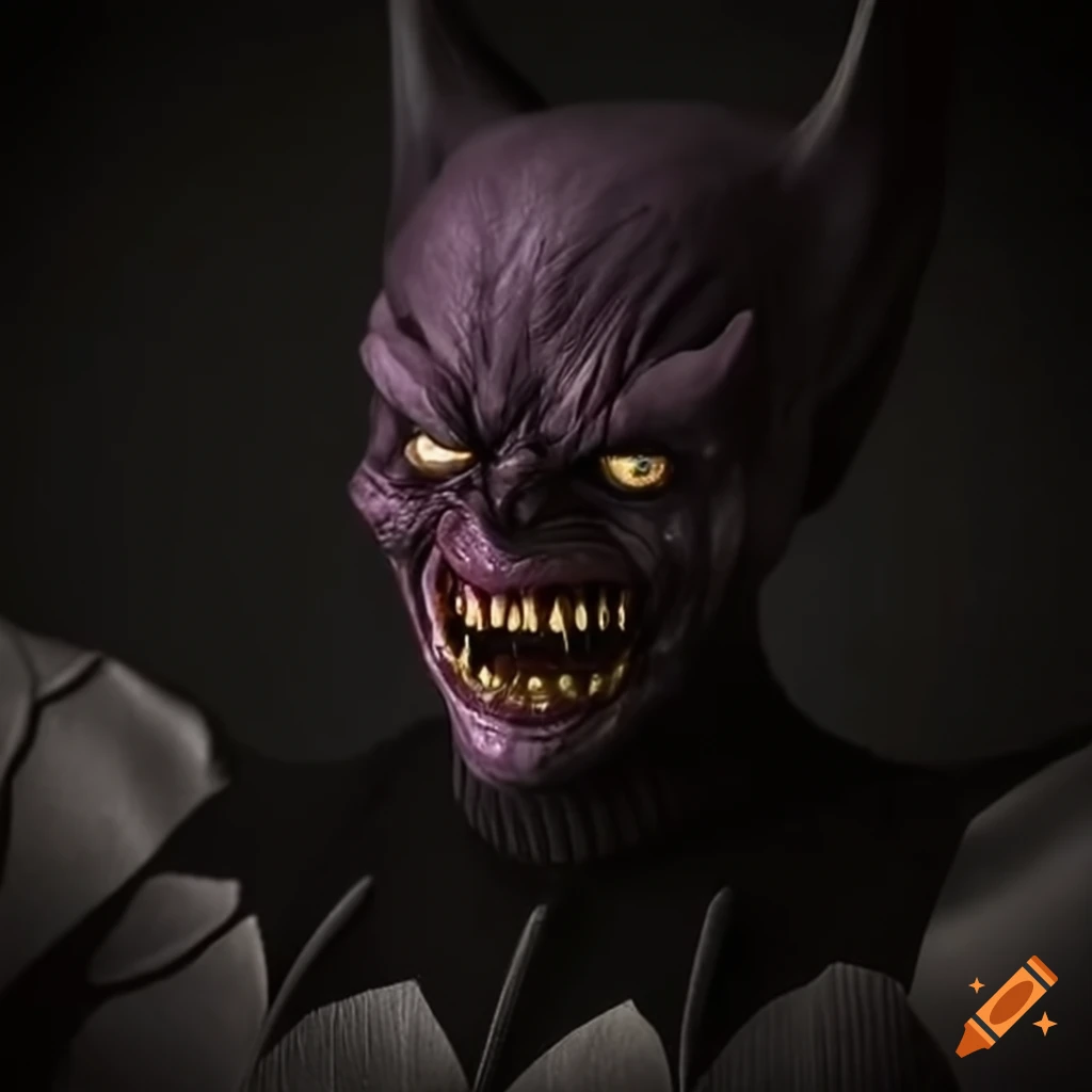 Evil bat man character