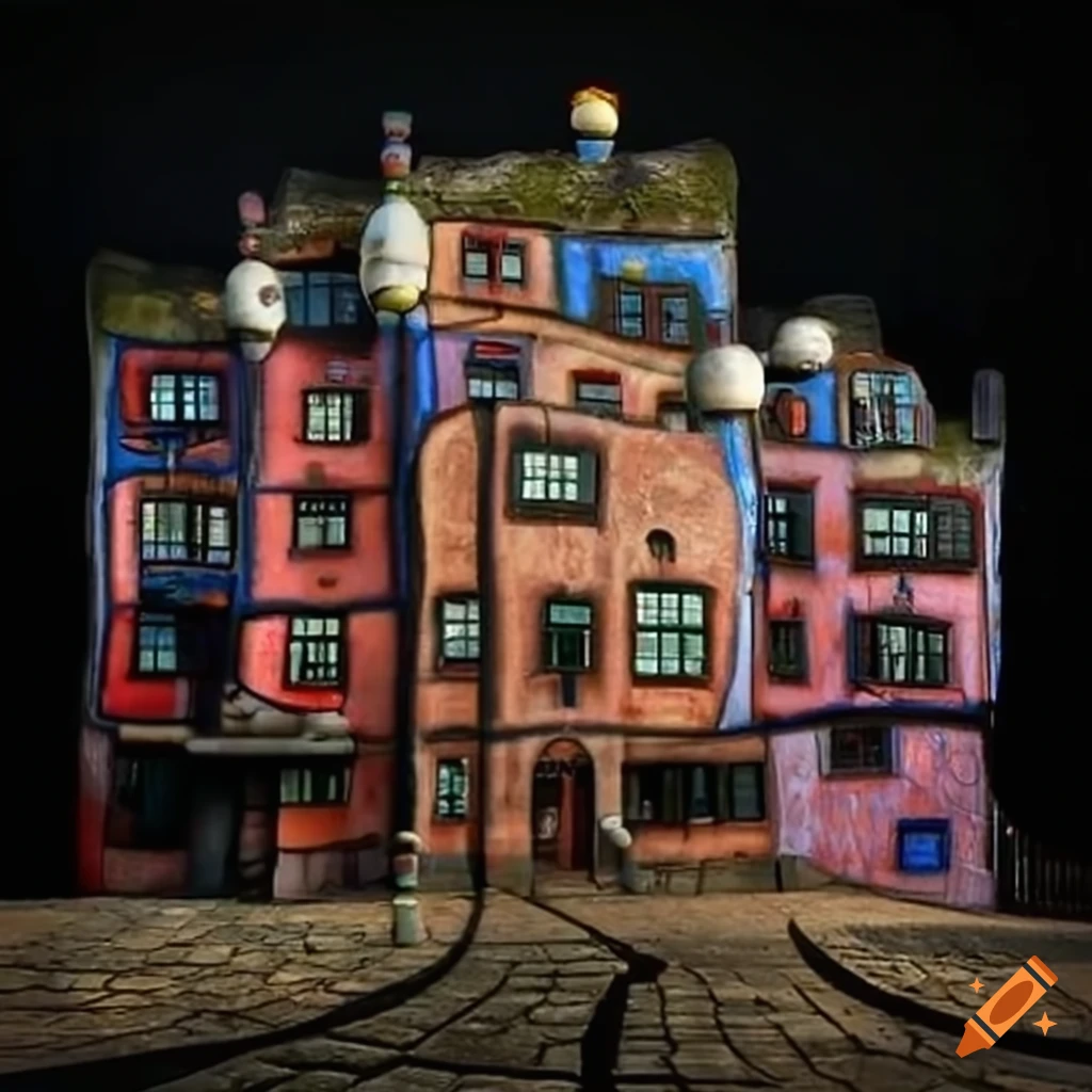 Artwork Home Sweet Home by Banksy and Hundertwasser