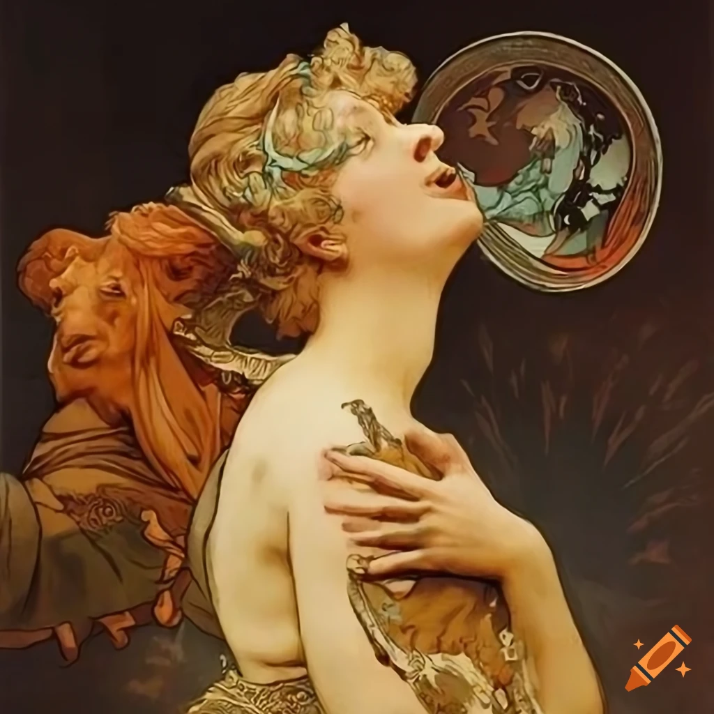 Artists James Gurney, Norman Rockwell, Alphonse Mucha, and Bernini, with a captivating Batman villain