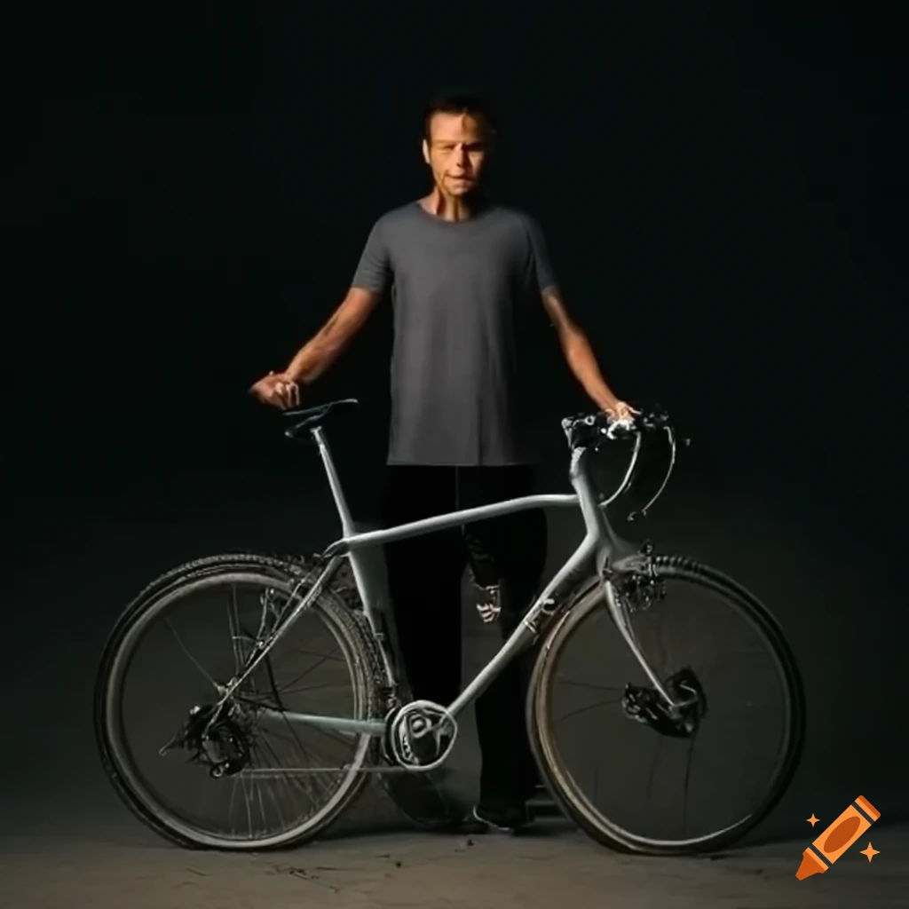Man on a bicycle