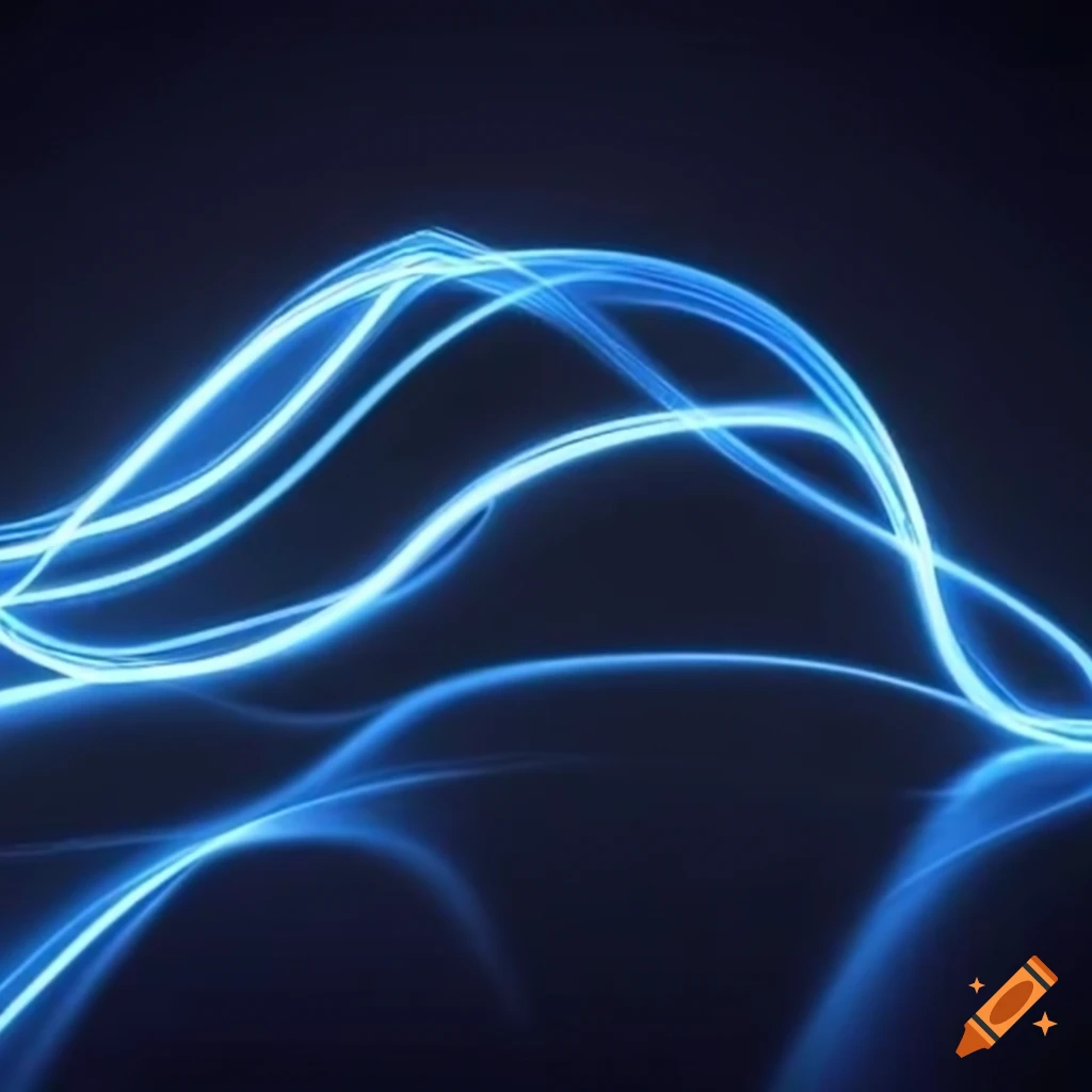 Cool glowing lines abstract background