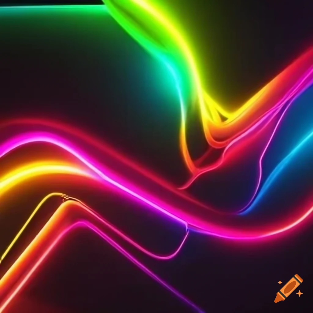 Cool glowing lines abstract background