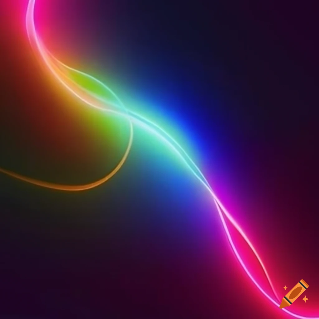 Cool glowing lines abstract background