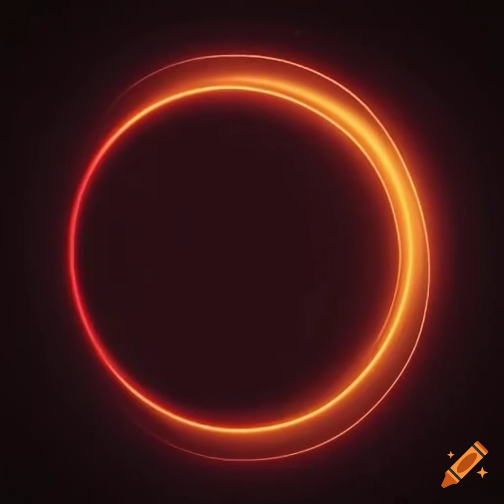 Cool glowing lines abstract art