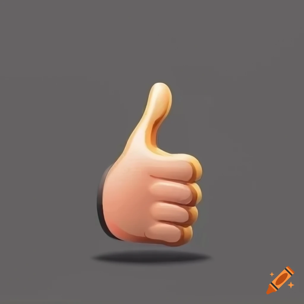 German character giving thumbs up icon