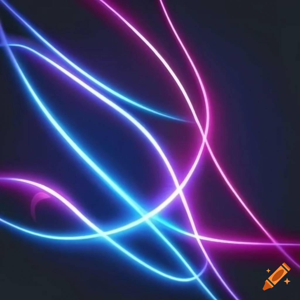 Cool glowing lines abstract background