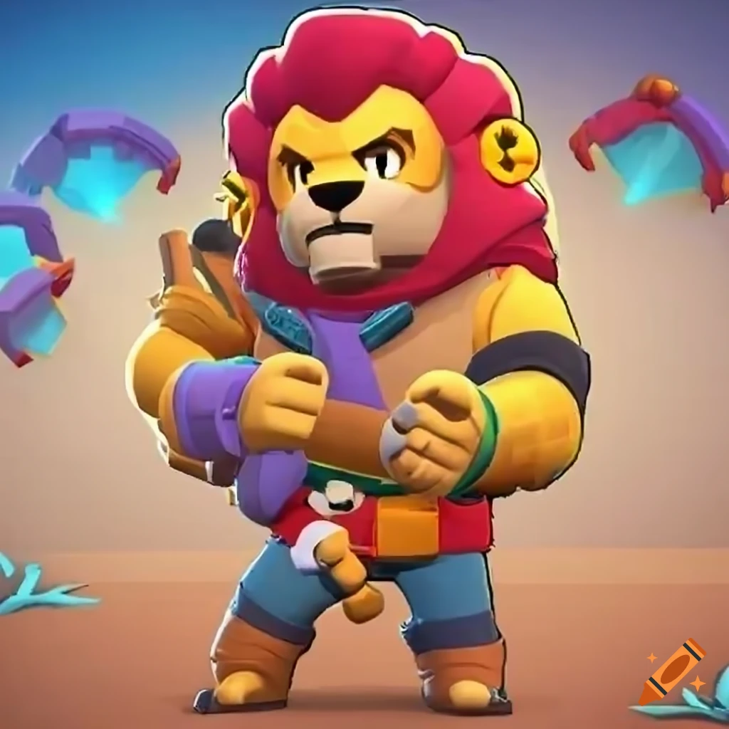Brawl Stars Lion character