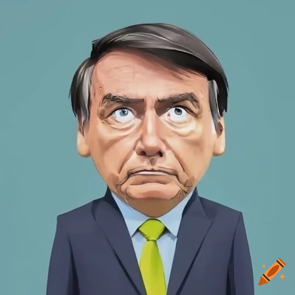 Bolsonaro character in South Park style