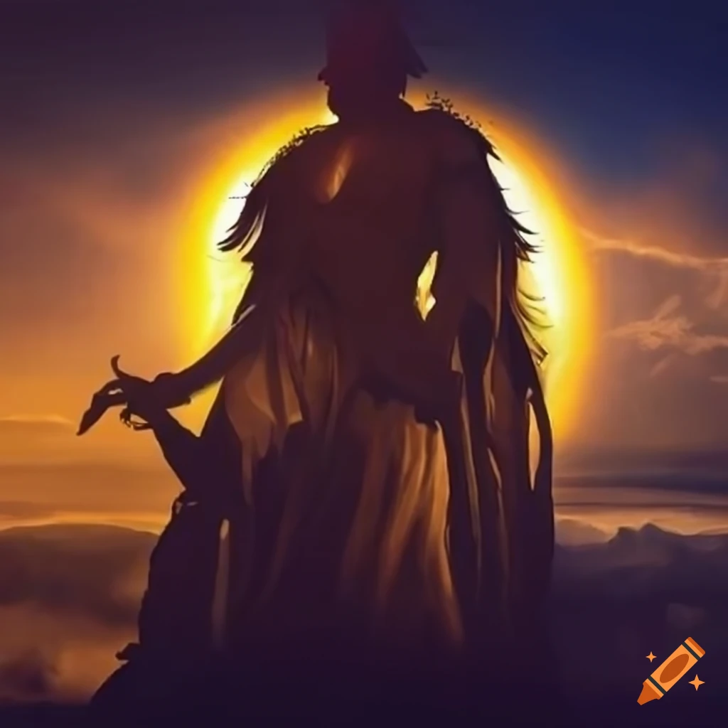 Serbian Mythology with black sun in background