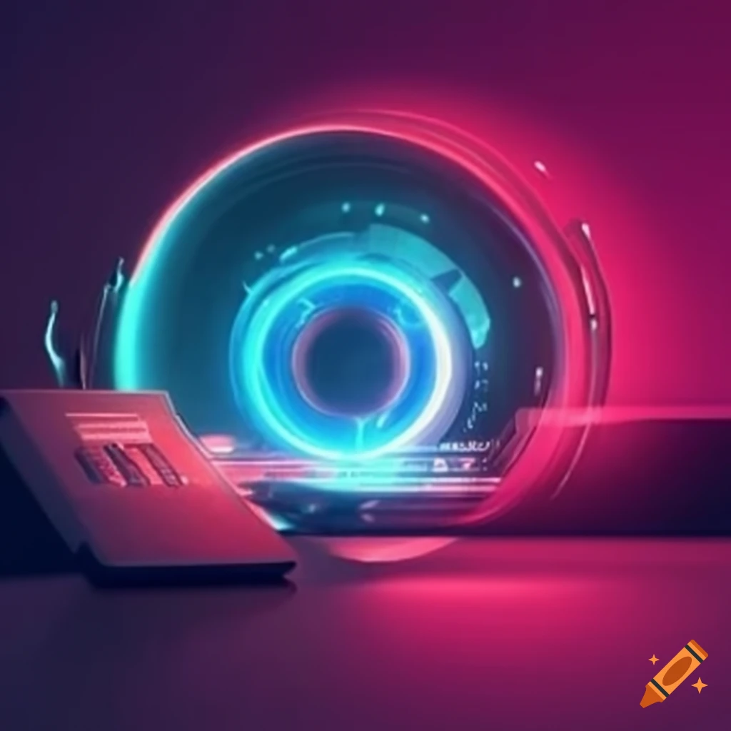 Tech innovation, digital marketing, increased sales concept