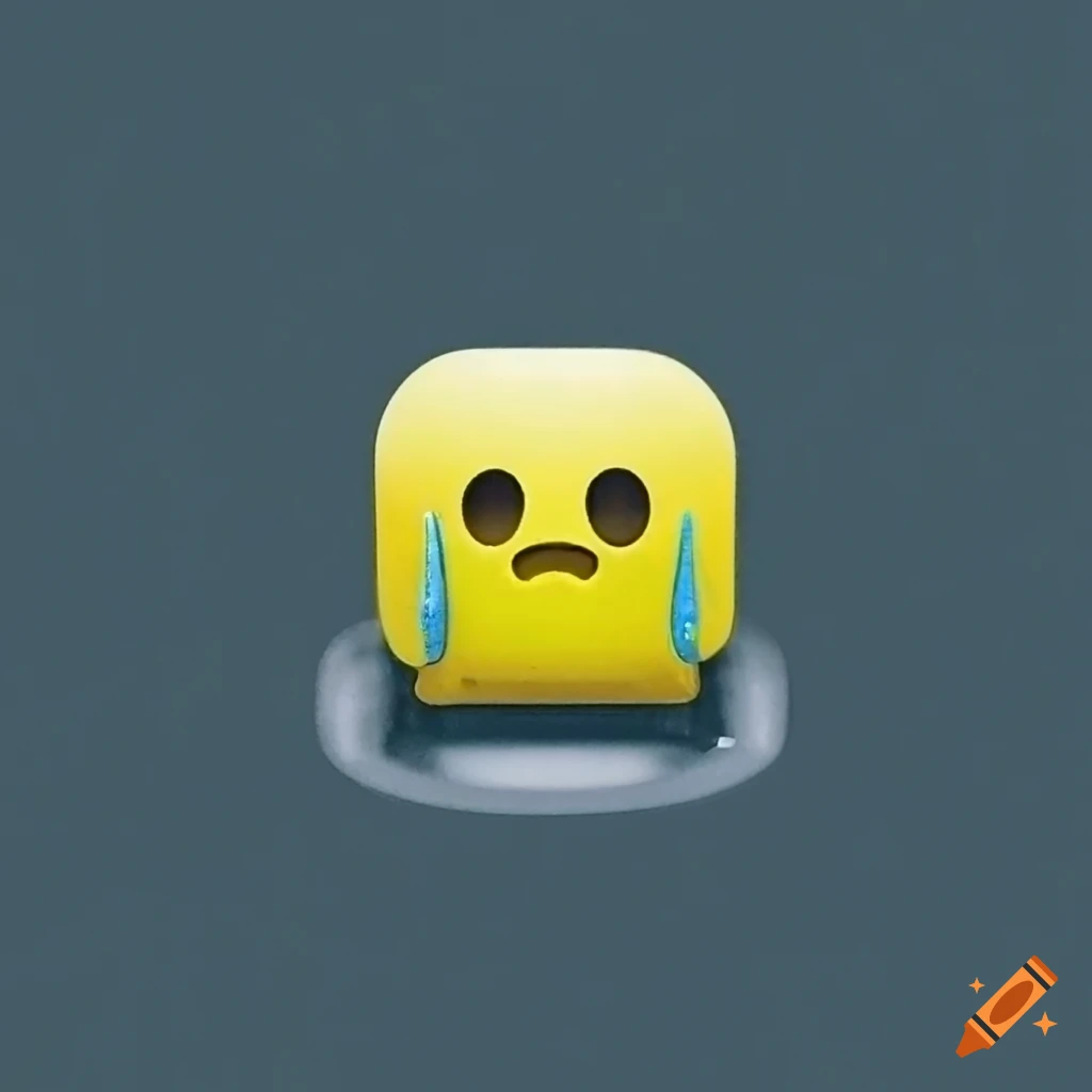 Sad yellow face emoji