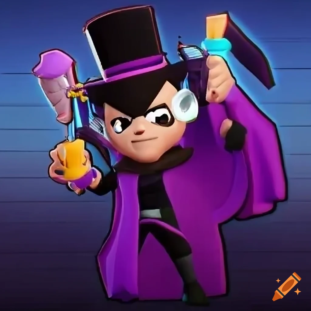 Brawl Stars Mortis at power 1 with 0 trophies