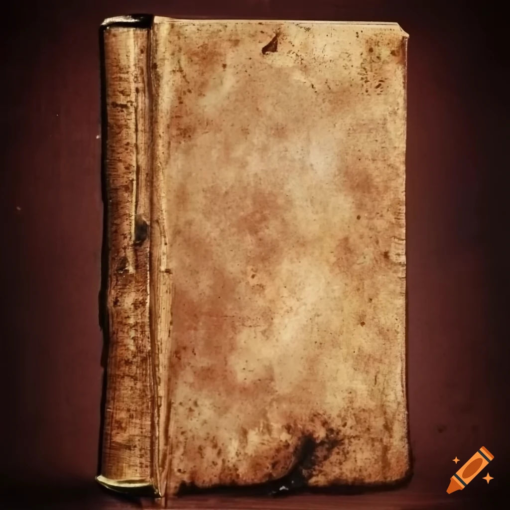 Cover of an old burnt book