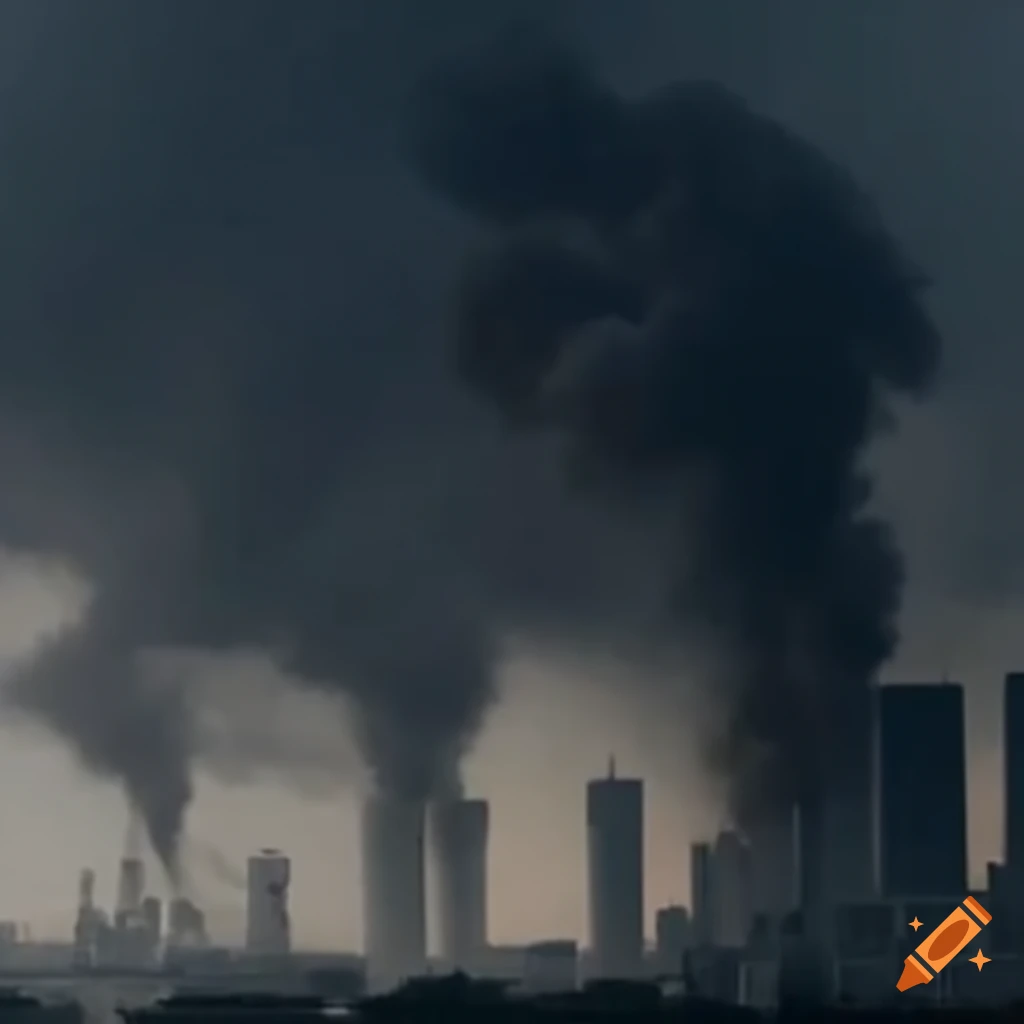 Air quality crisis concept