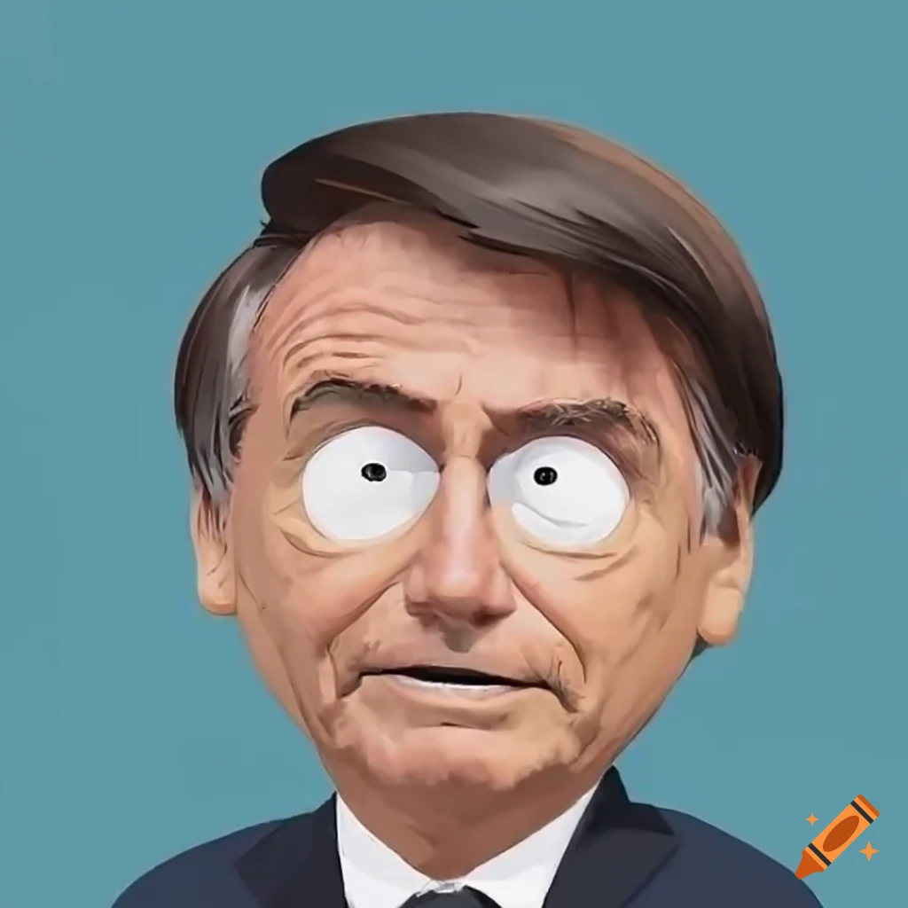 Bolsonaro character in South Park style