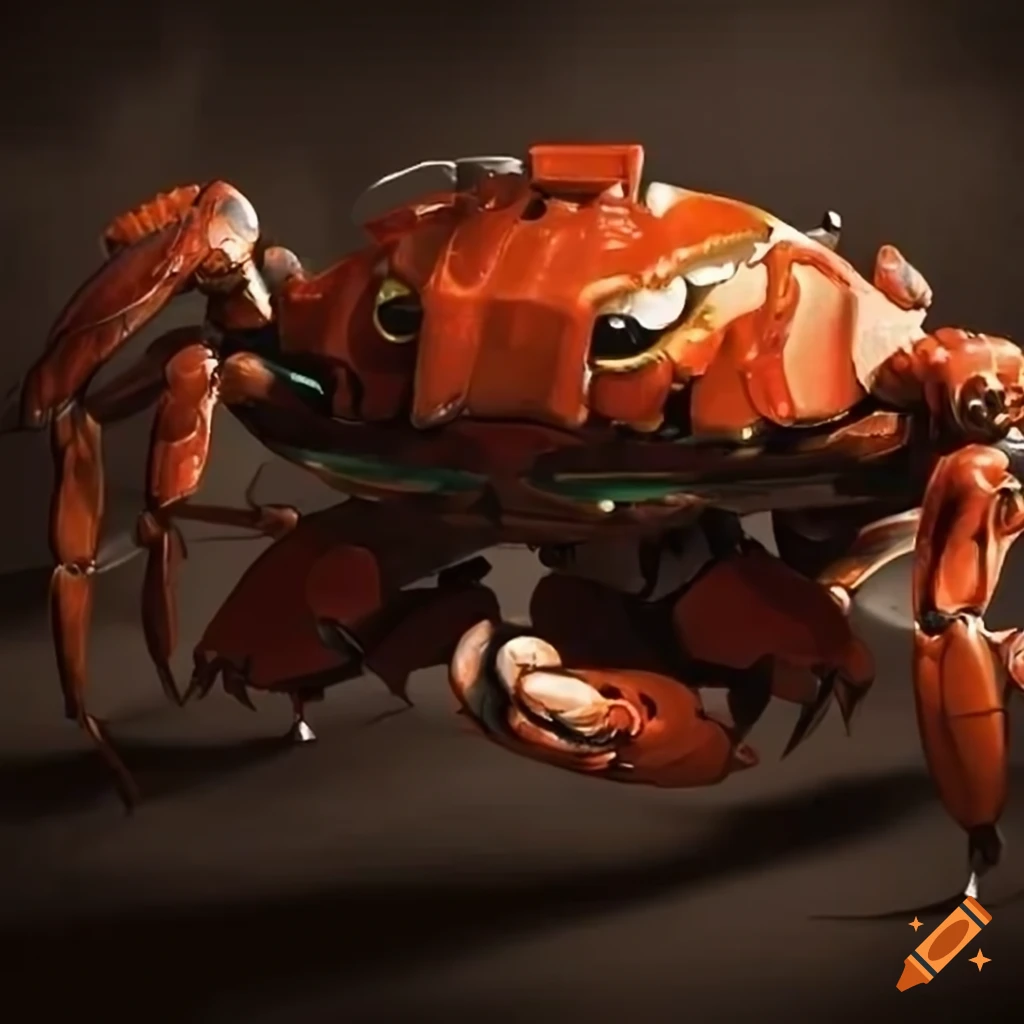 Robot crab mech design