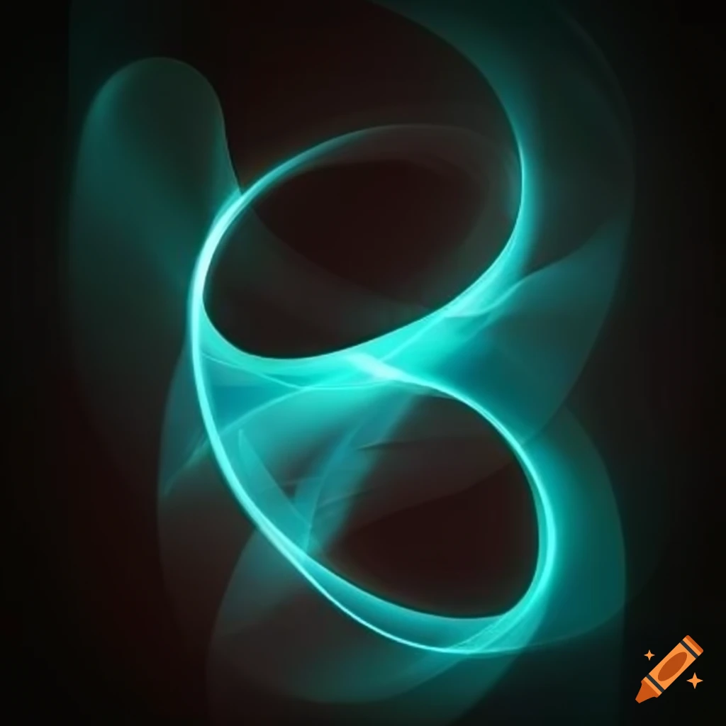 Abstract shapes with light effects