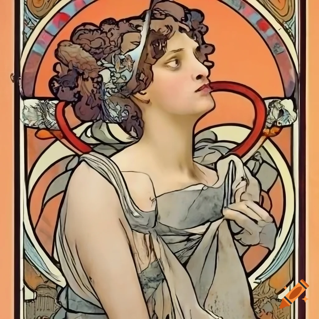 Artistic infusion featuring influences of James Gurney, Norman Rockwell, and Alphonse Mucha with a touch of Bernini