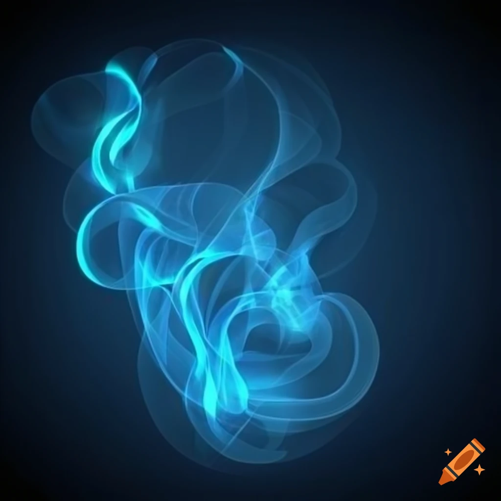 Abstract shapes with light effects