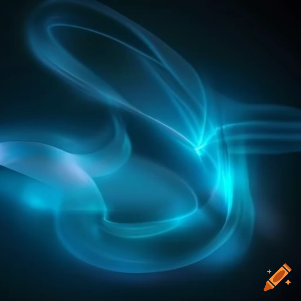 Abstract shapes with light effects