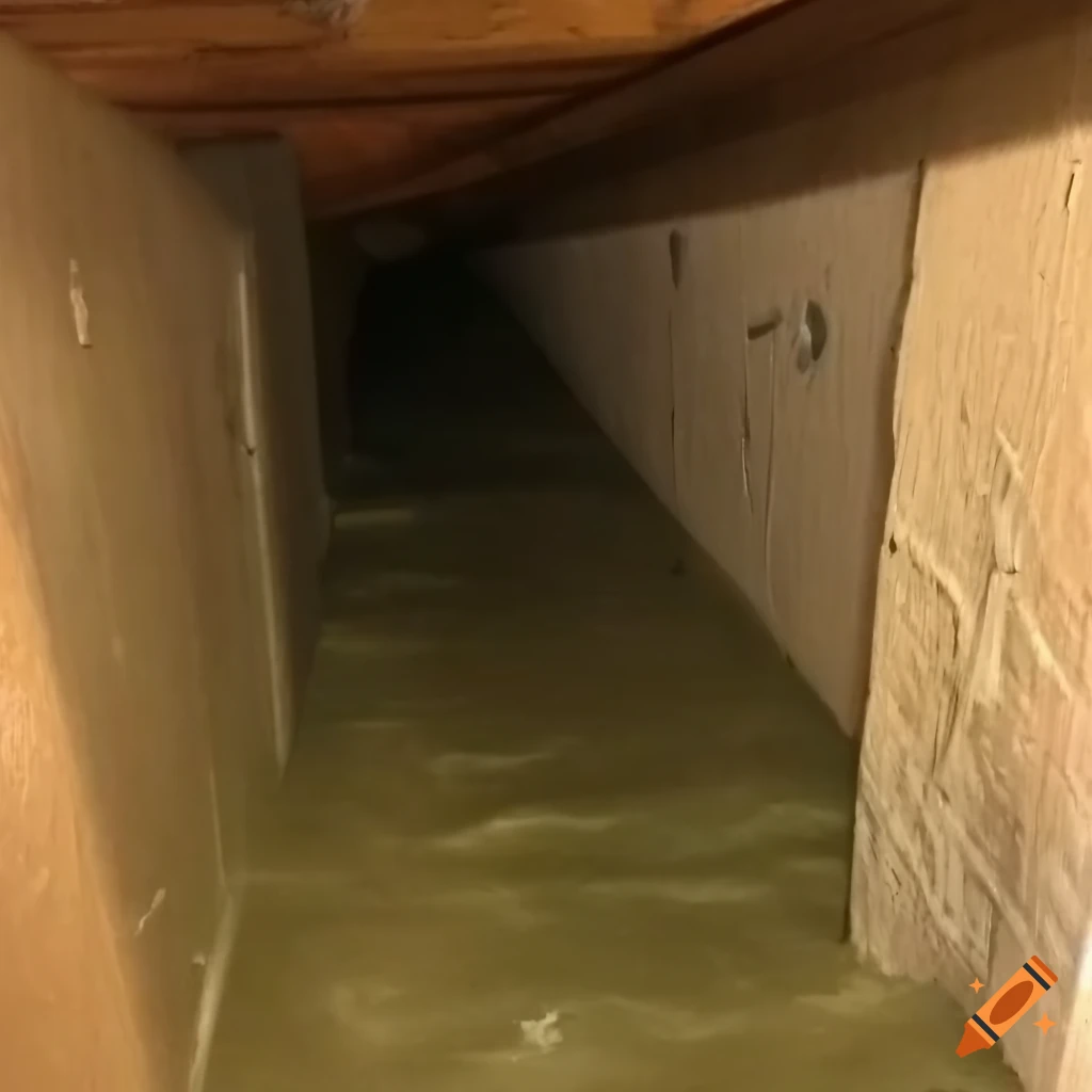 Elephant legs amidst cluttered boxes in a basement