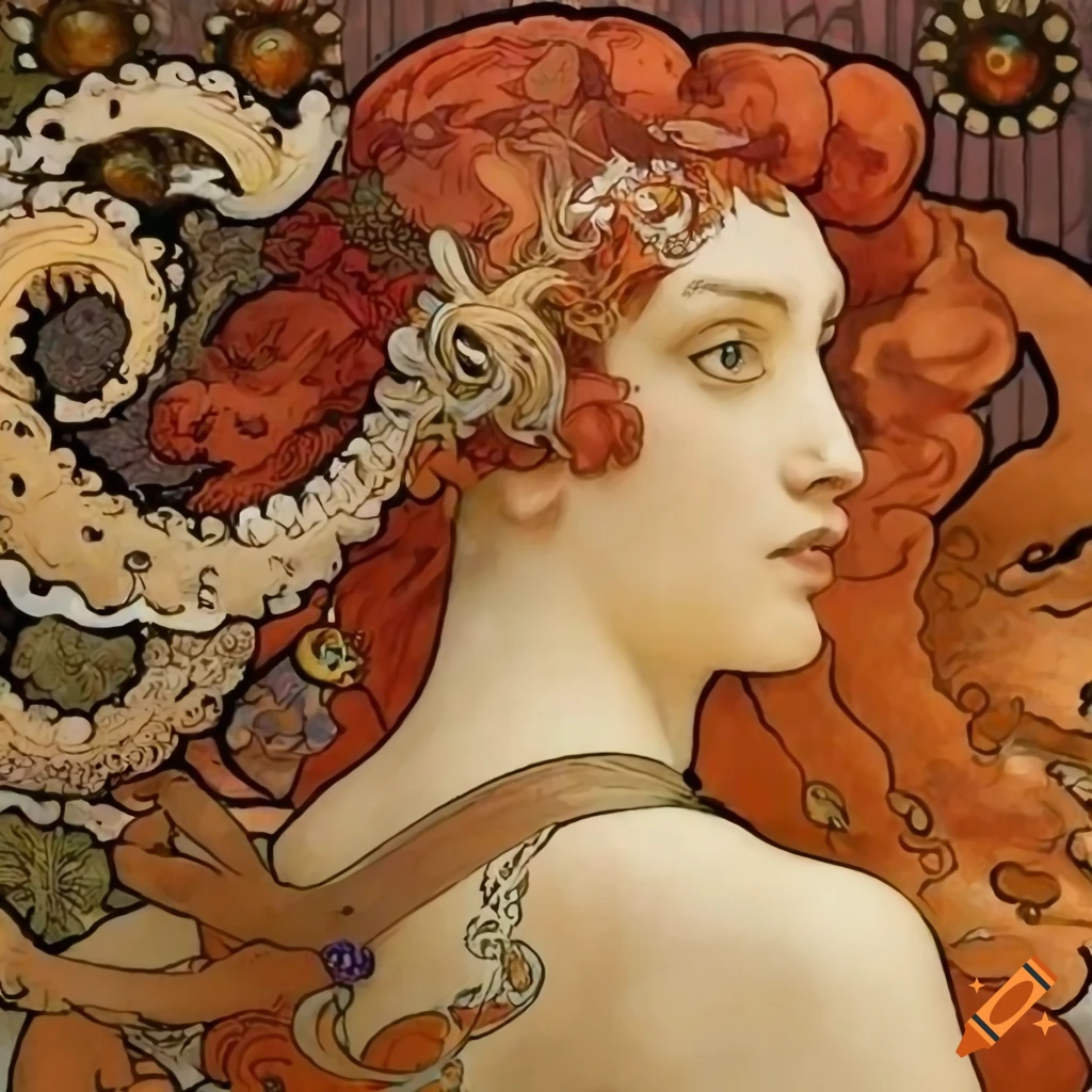 Artistic collaboration by International Octopus Incorporated inspired by James Gurney, Norman Rockwell, and Alphonse Mucha with a touch of Bernini