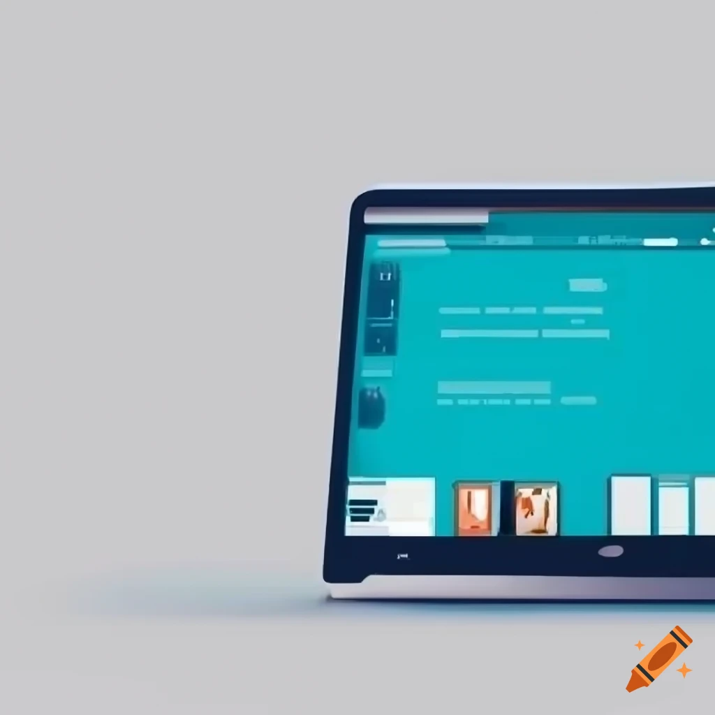 Web design selection with 10% deposit on white background