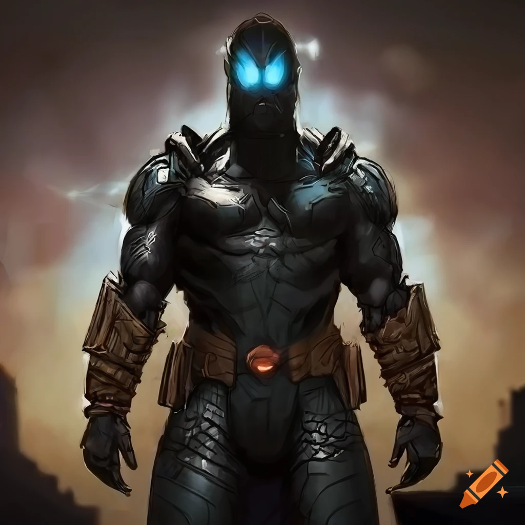 Stunning comic art by greg rutkowski with cinematic colors and watchmen ...