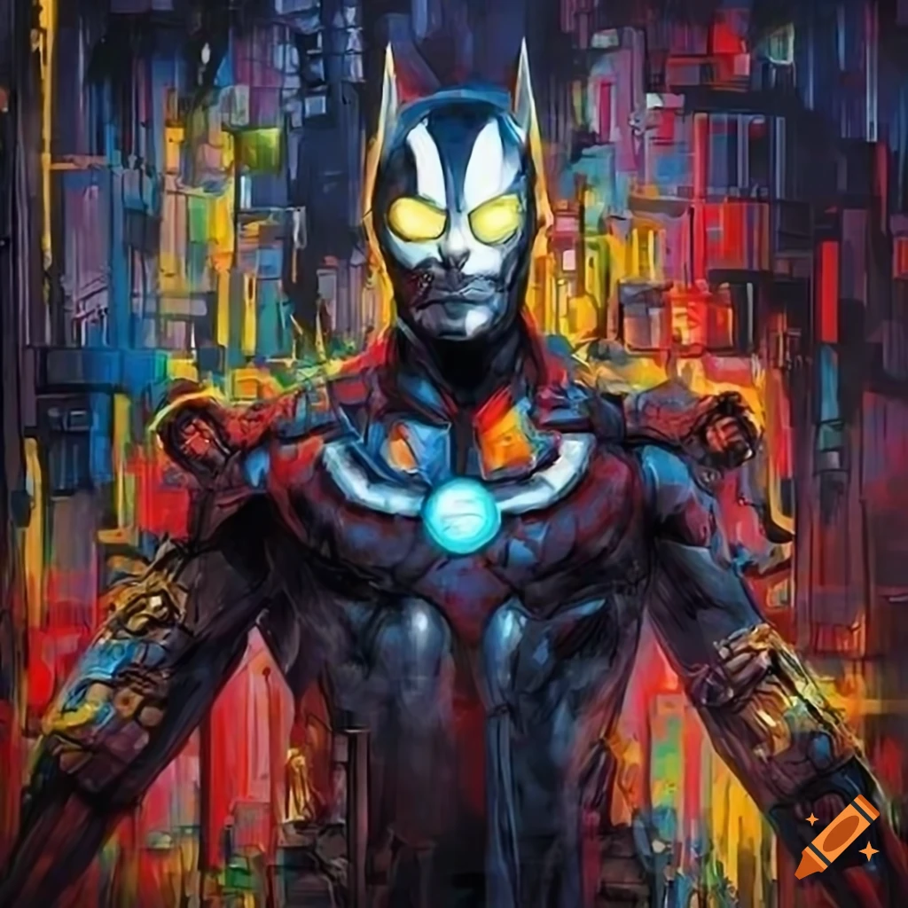 Stunning comic art by greg rutkowski with cinematic colors and watchmen ...
