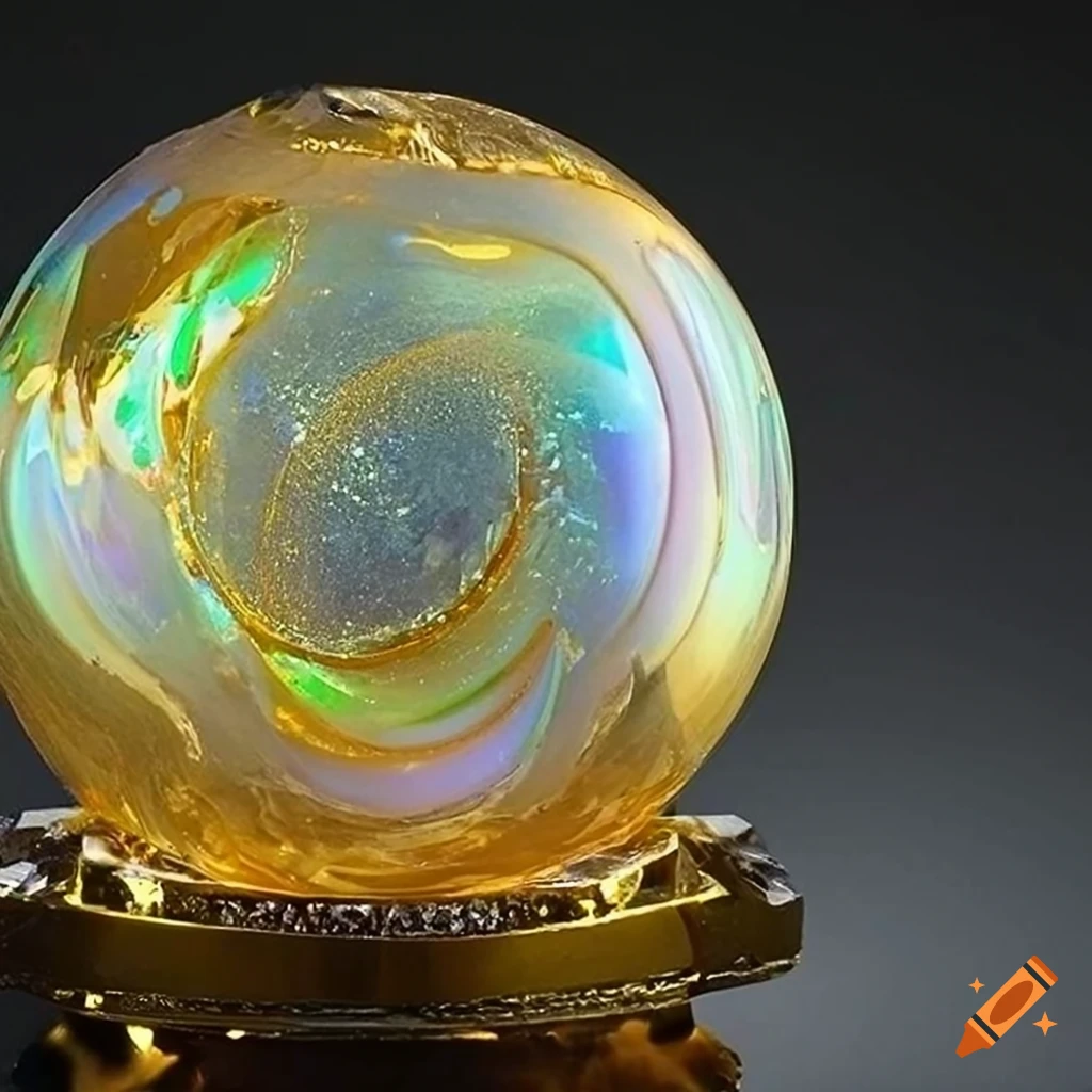 Sculpted ultra HD quality with extravagant details and opalescent marble