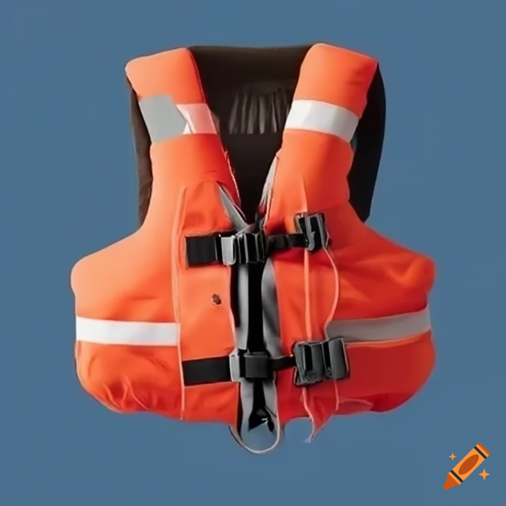 Colored life jacket with life-saving design