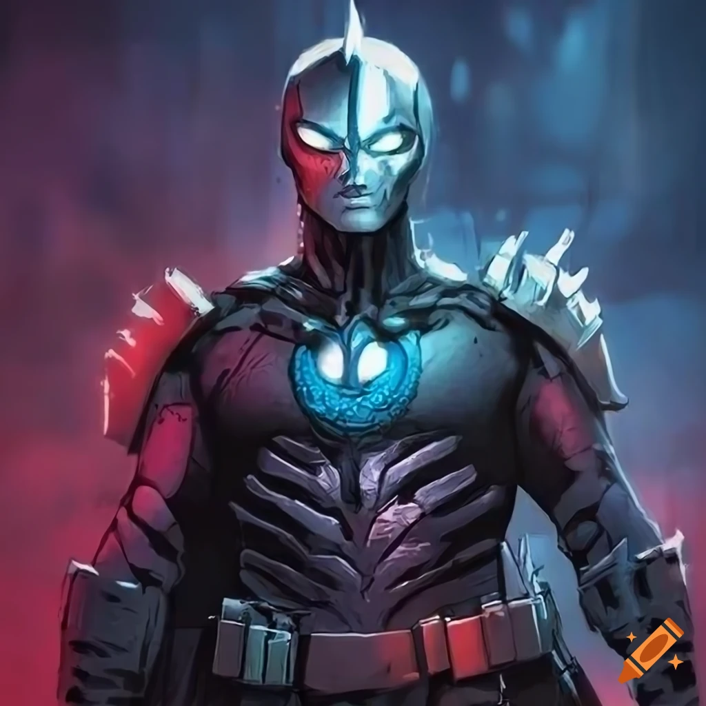 Stunning comic art by greg rutkowski with cinematic colors and watchmen ...