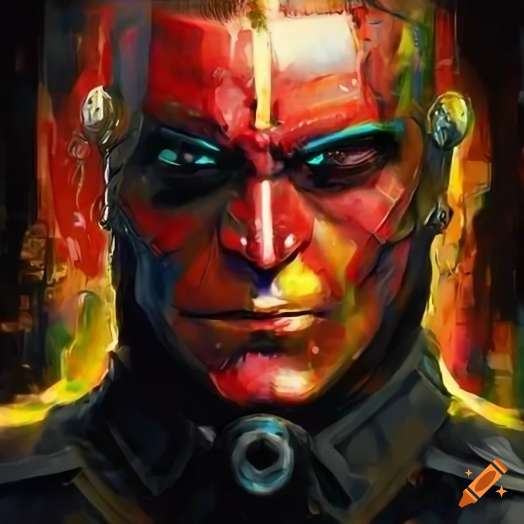 Comic art by Greg Rutkowski with cinematic colors and Watchmen details ...